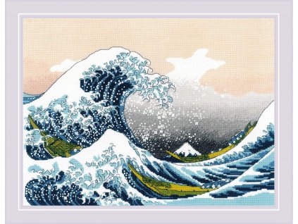 RIO-2186 K. Hokusai - Velká vlna z Kanagawy