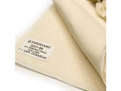 ZW3217-99 Edinburgh 36ct Cream (70x50cm)