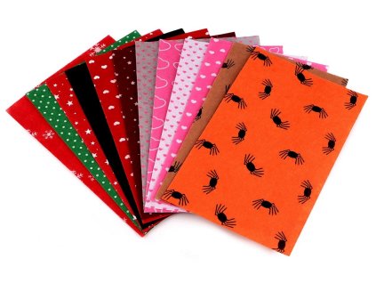 SKS-900564 Filc A4 s různým potiskem - mix (12ks)