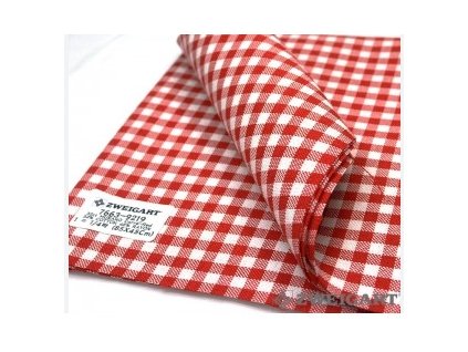 ZW7663-9219 Murano Carré 32ct Red/White (170x100cm)