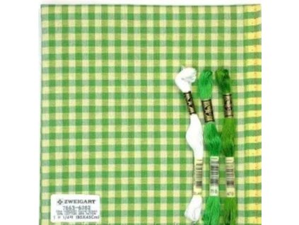 ZW7663-6282 Murano Carré 32ct Yellow/Green (170x100cm)