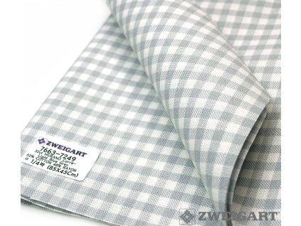 ZW7663-7249 Murano Carré 32ct White/Gray (85x100cm)