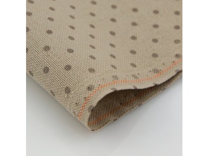 ZW3984-7159 Murano Lugana 32ct Natural - Brown Dots Petit Point (70x50cm)