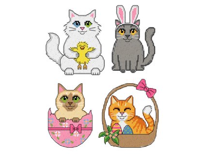 OR8711 Hravé kočičky (4ks)