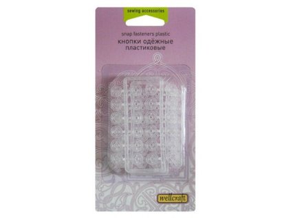 RT-W206032 Plastové patentky pro oděvy (24 párů)