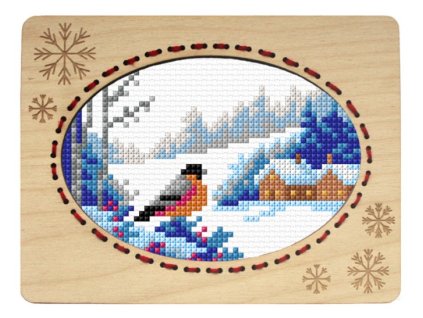 OR6678 Krajina s ptáčkem (včetně rámečku)