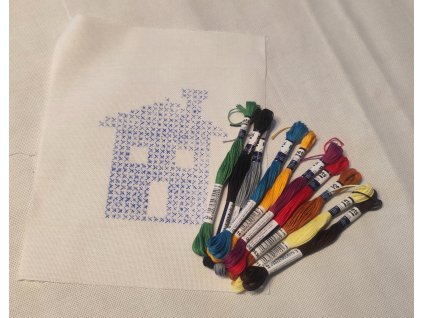 1111-4 Puppets sada přízí pro děti (10ks) + předtisk zdarma - domeček