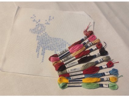 1111-5 Puppets sada přízí pro děti (10ks) + předtisk zdarma - jelen