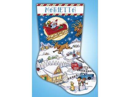 DW-6862 Vánoční punčocha Marietta