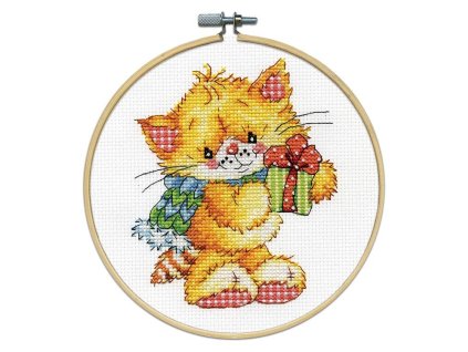 DW-7091 Kotě s dárečky (včetně bubínku)