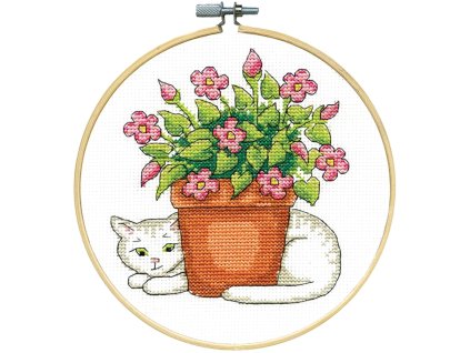DW-7170 Kočka a květináč (včetně bubínku)