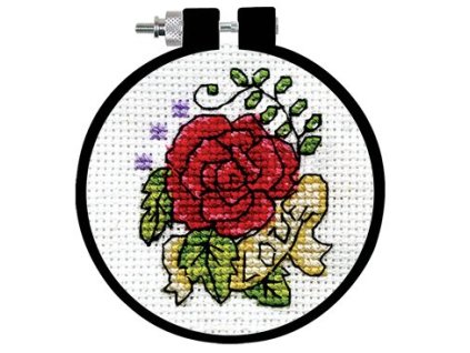 DW-20068 Tetovací růže (včetně rámečku)