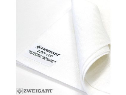 ZW3270-100 Brittney Lugana 28ct White (70x80cm)