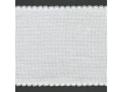 ZW7195-171 Vyšívací stuha se stříbrným okrajem š.10cm (1m)