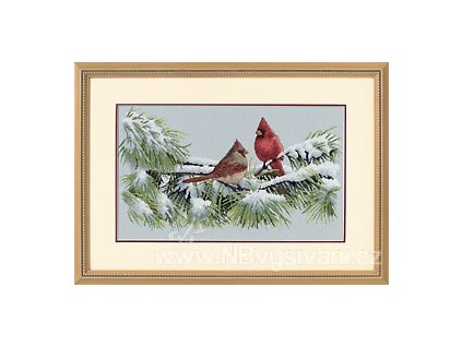 35178 Winter Cardinals - Kardinálové v zimě