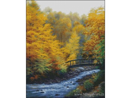 Autumn Stream (Aida 18ct)