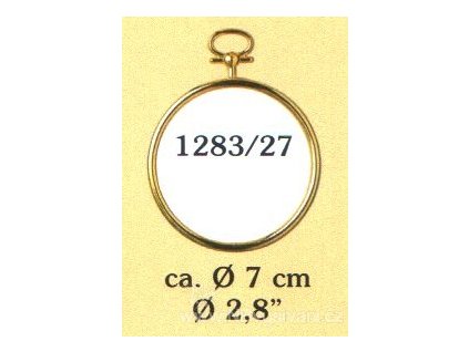 VE1283-27 Plastový rámeček - kruh