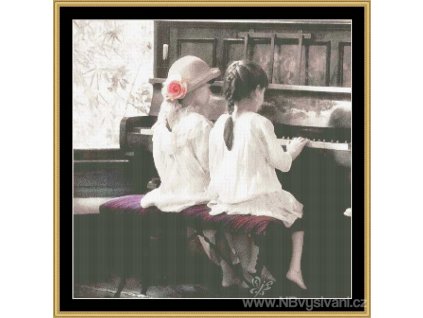 MS-MGL02 The Piano (aida 18ct)
