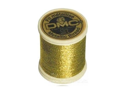 DMC-282A Metalická příze - light gold (40m)