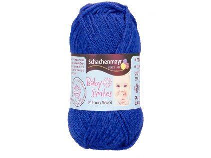 9807396-00050 Baby Smiles Merino Wool 25g - dunkel blau