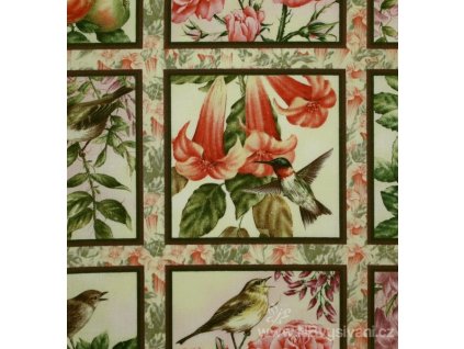 PF12-6560 Friends of Feather - panel (14x110cm)