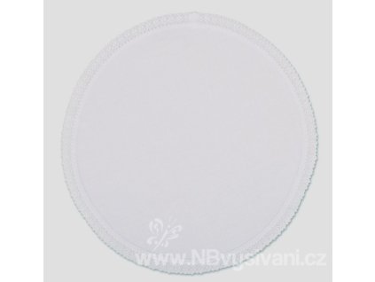 RICO-16176.59.41 Dečka bílá s krajkou (30cm)