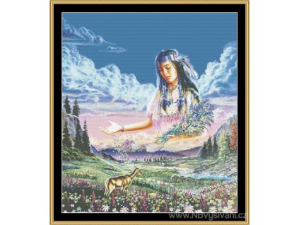 MS-DAVPEN04  Maiden Of The Meadow (Aida 18ct)