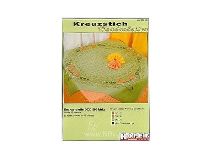 HOF952006 Ubrus - květinový motiv (předloha)