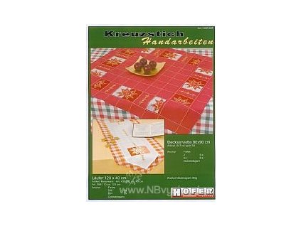 HOF952022 Ubrus - vánoční motiv (předloha)