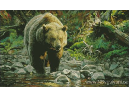 Soda Butte Grizzly (Aida 18ct)