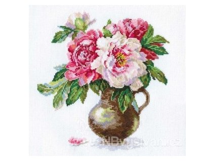 AL2-21 Kytice pivoňek