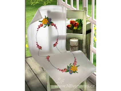 A-9240000-03130 Ubrus - narcisky (39x100cm)