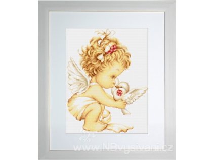 LUC-B369 Andílek s holubicí