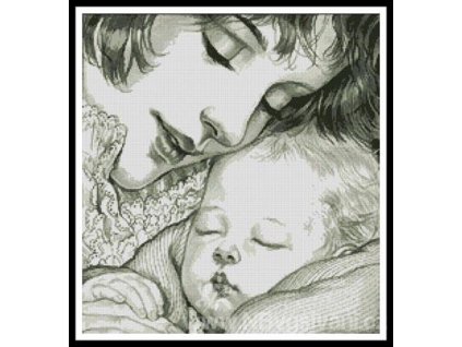 55604 ic1434 10140 mother holding baby sepia predloha