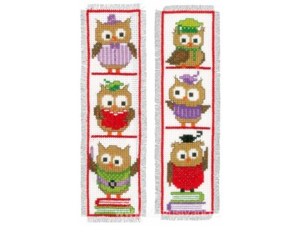 VE-PN0147887 Záložky do knihy - Studující sovičky (set 2ks)