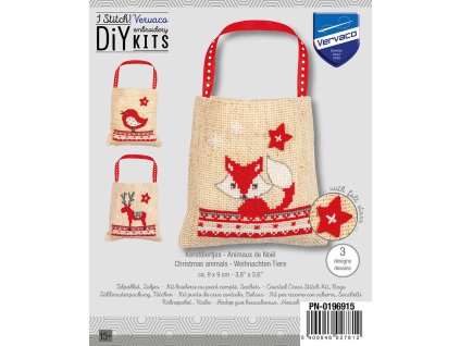 VE-PN0149462 Dekorační sáčky s ván. motivem (set 3ks)