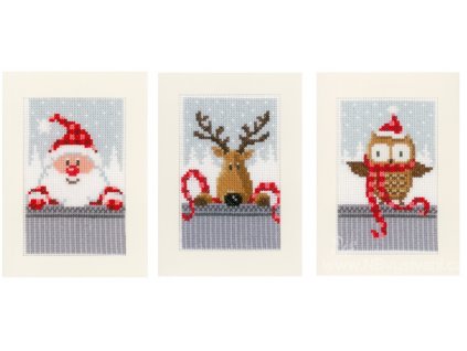 VE-PN0149384 Vánoční přání (set 3ks)
