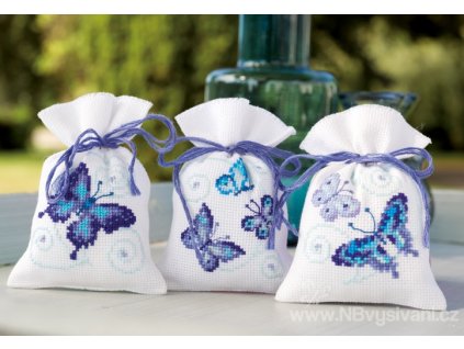 VE-PN0146430 Dekorační sáčky - motýlci (set 3ks)