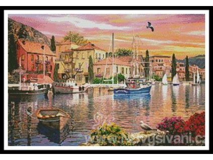 IC10434-11349 Harbour Sunset (Aida 18ct)