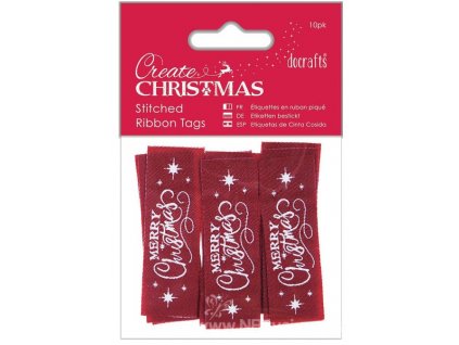 N-PM157921 Nášivky Merry Christmas (10ks)