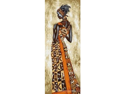 HU-AZ398 Afričanka (gobelínový steh)