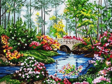 HU-B077 Most přes říčku (30x40cm)