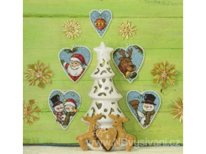 60884 or7629 vanocni srdicka 5ks