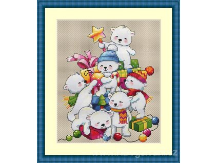 ME-K55 Vánoční medvídci