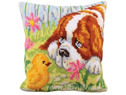 ADA5.209 Polštář s housetem a bernardýnem