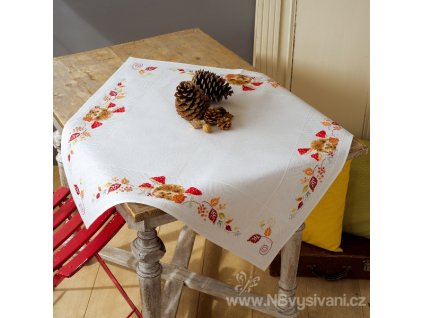 VE-PN0155619 Ubrus s ježky (80x80cm)