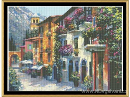 MS-HOBE07 Village Hideaway (Aida 18ct)