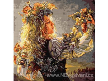 HU-AZ654 Podzim (gobelínový steh)