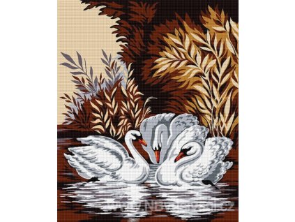 HU-B001 Labutě (23x30cm)