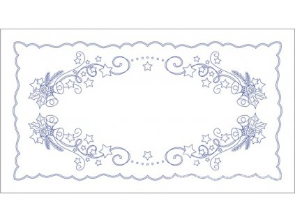 66977 be70049 k163 ubrus platno hvezdicky 50x90cm